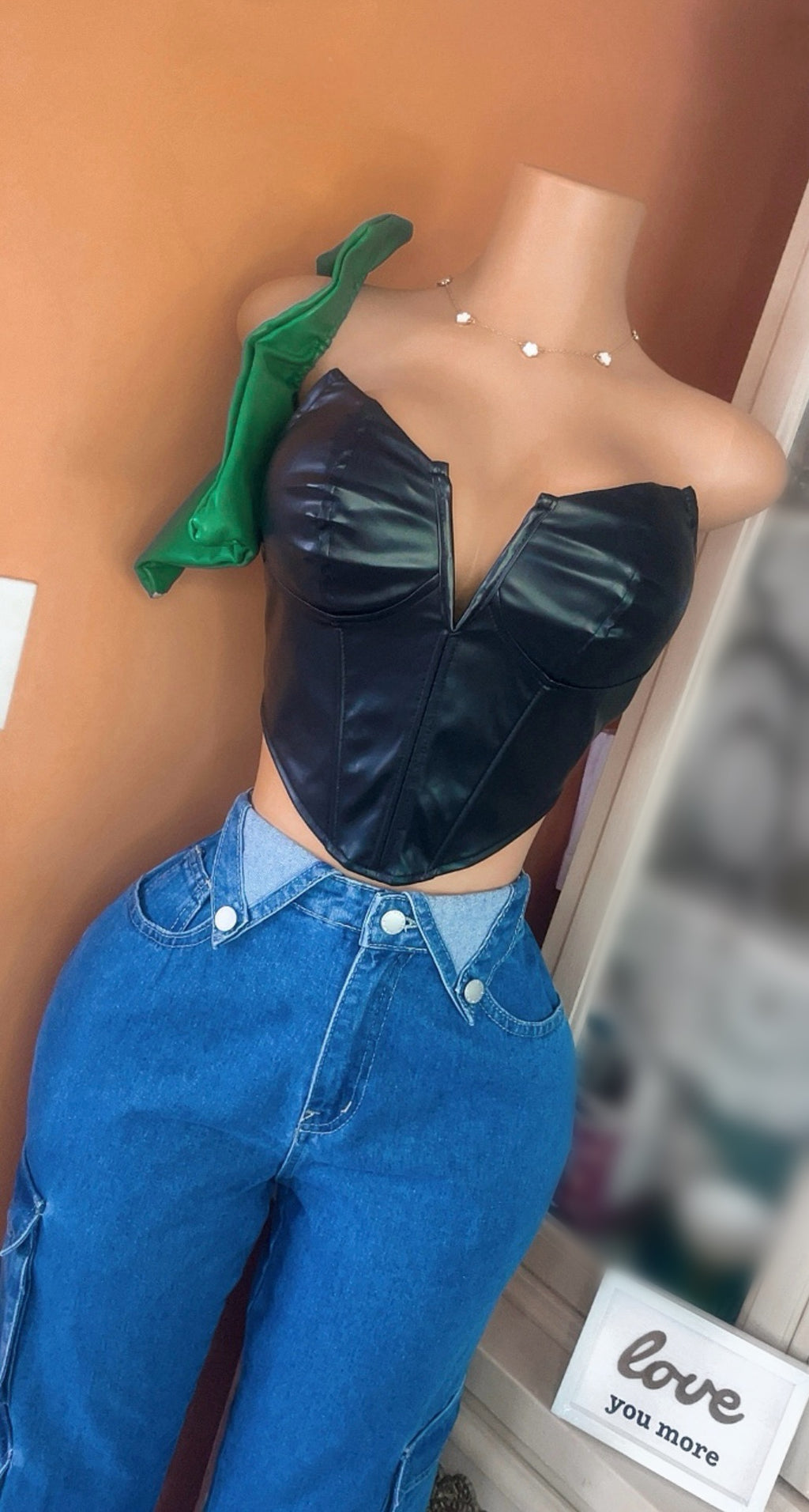 She’s A Doll Leather Top