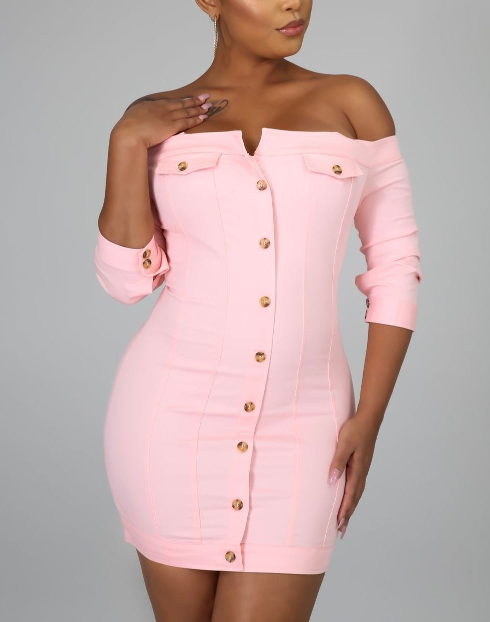 Cotton Candy Denim Dress